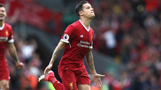 Philippe Coutinho of Liverpool.