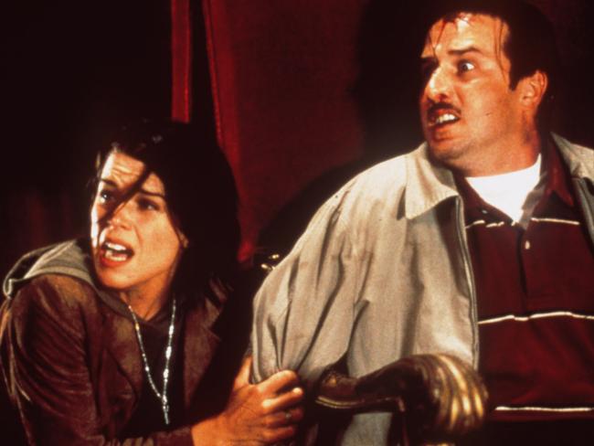 Actress Neve Campbell and David Arquette are stars of the Scream film series. Picture: Supplied