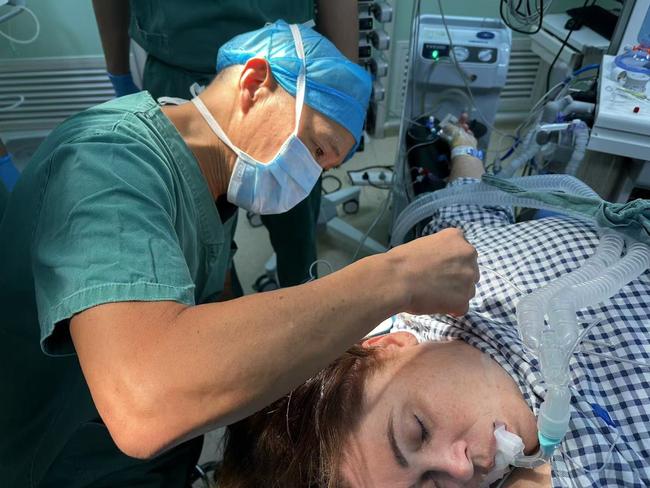 Ms Miles was diagnosed with the deadly Glioblastoma - the type of surgery that landed Dr Teo in strife with Australian medical authorities. Picture: Supplied