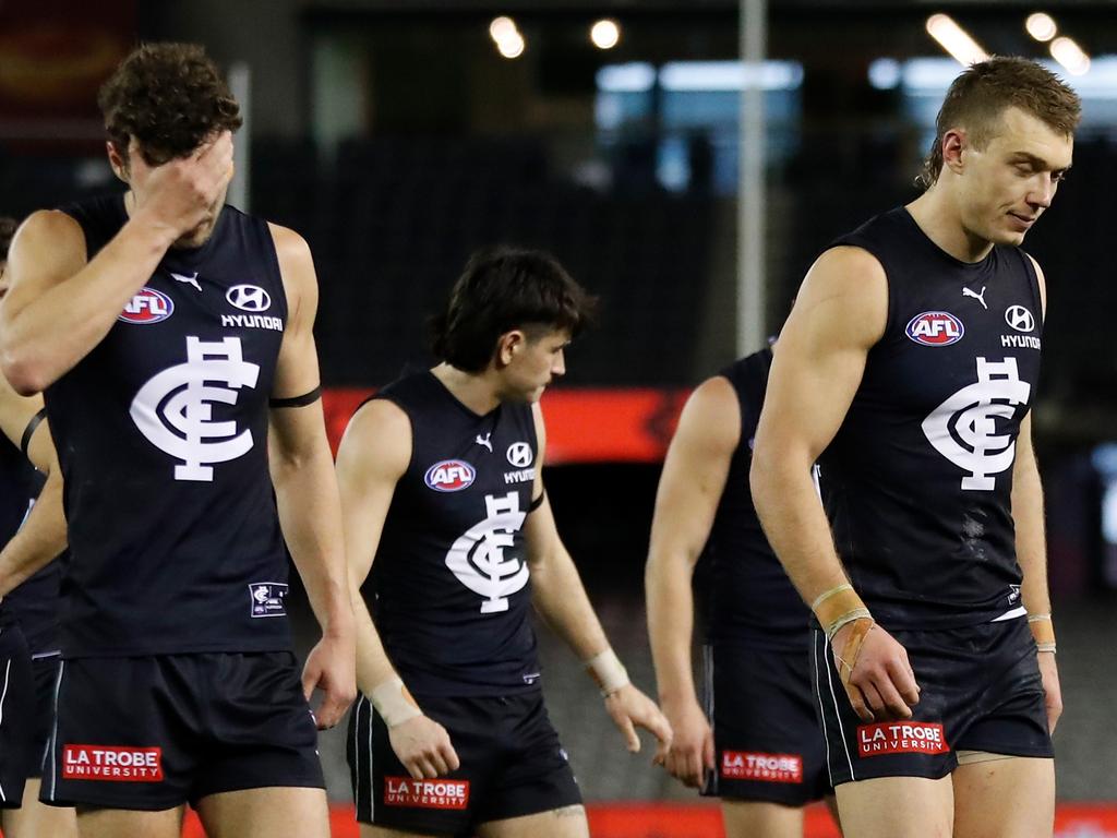 The Blues finished the regular season in 13th place on the ladder. Picture: Michael Willson / AFL Photos via Getty Images