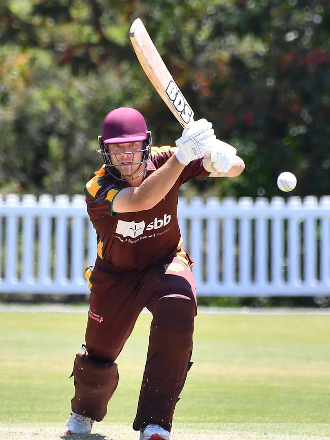 Ipswich batsman Harrison Wood. Picture, John Gass