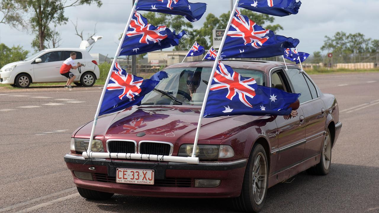 The Variety NT Ute Run in Hidden Valley. Picture: (A)manda Parkinson