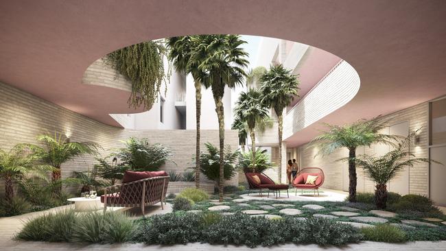 How an artist predicts the Time & Place project at Manly will look.