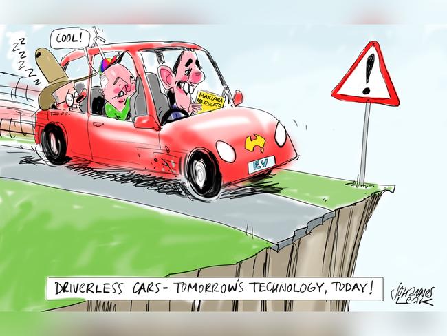 Johannes Leak Commentary Cartoon for 09-09-2024Version: Commentary Cartoon  (1024x768 - Aspect ratio preserved, Canvas added)COPYRIGHT: The Australian's artists each have different copyright agreements in place regarding re-use of their work in other publications.Please seek advice from the artists themselves or the Managing Editor of The Australian regarding re-use.