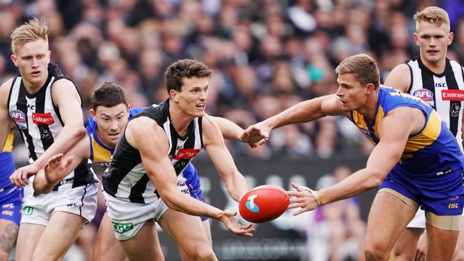 Collingwood and West Coast will face off in the Grand Final replay in round three this year. Picture: Michael Dodge/AFL