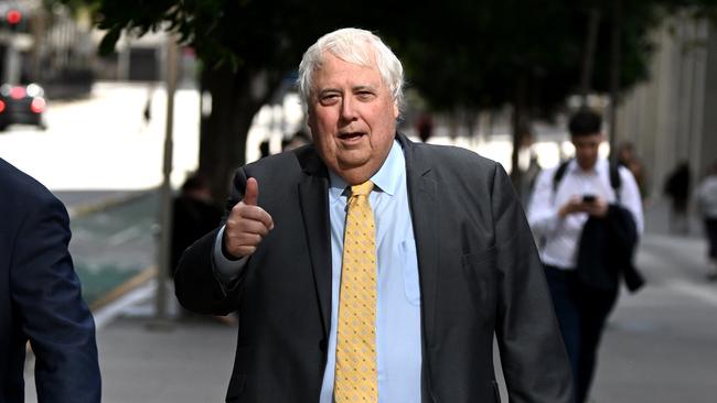 Clive Palmer, pictured in 2022, has been revealed as the buyer of a $28m property on Hedges Ave, Mermaid Beach. Picture: NCA NewsWire / Dan Peled