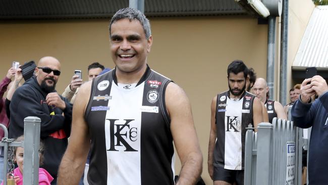 Dale Agius of Kilburn Football Club, who is the president of the club, says they need to raise between $40,000 to $50,000 to help settle its debts. Picture: Dean Martin/AAP