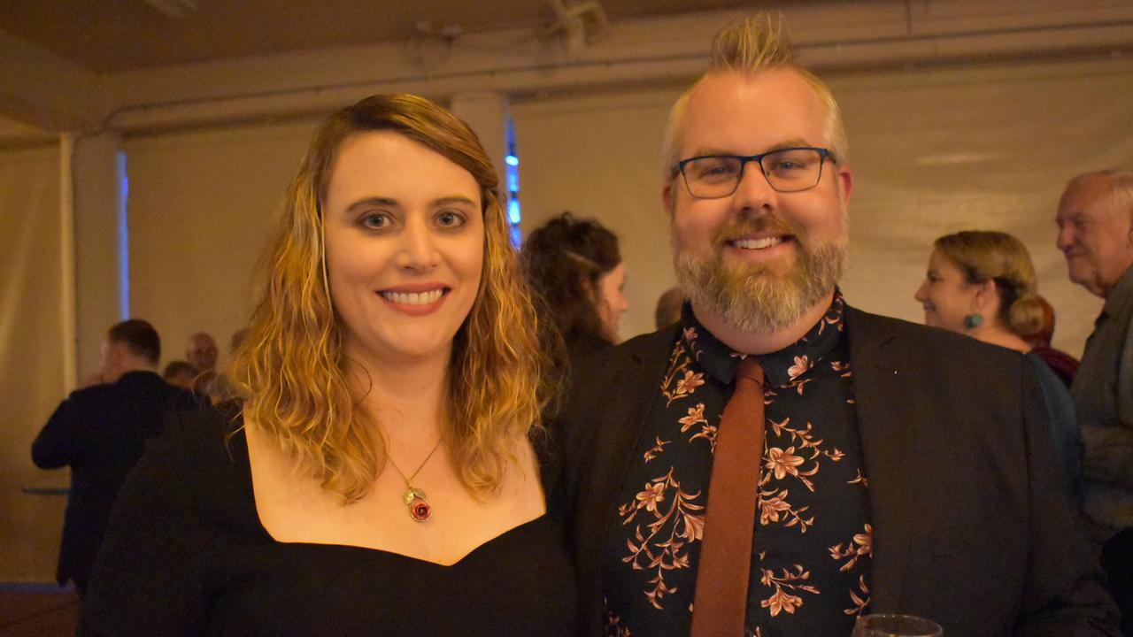 Cameron and Sarah Tompkins at the Gympie Business Awards 2022.