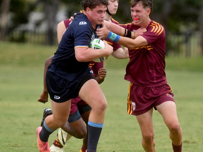 Round 4 of the Townsville Blackhawks Schoolboy Trophy. Ryan Catholic College against Southern Cross Catholic College at Ryan Catholic College. Picture: Evan Morgan