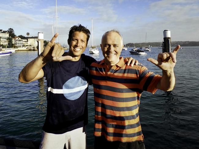 Barnesy is not the only notable Australian Nick Woodman has met. Several years ago he met Malcolm Turnbull when the then prime minister was out enjoying a spot of kayaking.