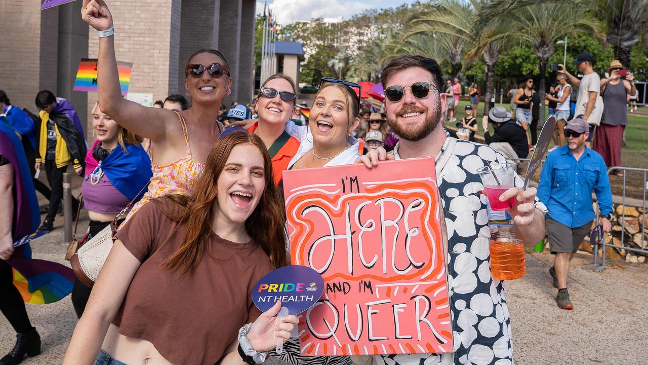 Thousands attended the 2023 Top End Pride March through Darwin City on Saturday, June 24. Picture: Pema Tamang Pakhrin