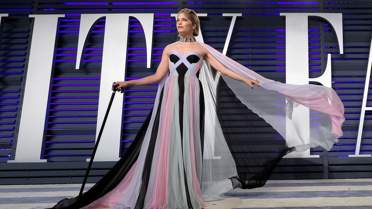 Blair rocking her cane at the 2019 Vanity Fair Oscar Party this week. Picture: Getty Images/AFP