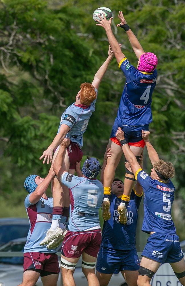 Saturday April 27, 2024 Colts Rugby Union, Norths V Bond Uni played Shaw Rd Nundah, Pics by Stephen Archer