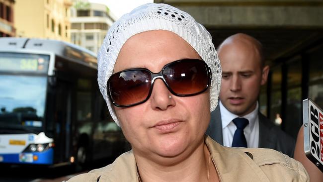 Amirah Droudis arrives at court during the murder trial. Picture: AAP Image