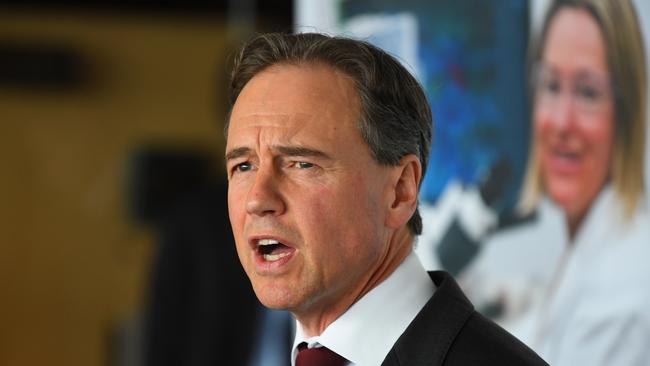 Federal Health Minister Greg Hunt used an appearance on ABC Insiders to announce a multimillion-dollar Morrison government investment in improving indigenous health. Picture: AAP