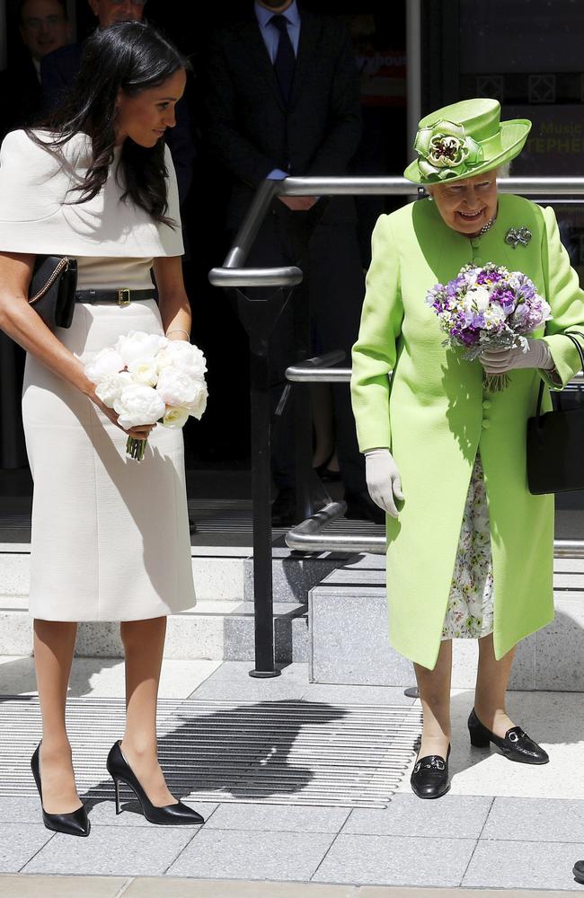 It was their first joint trip. Picture: Phil Noble/Pool Photo via AP