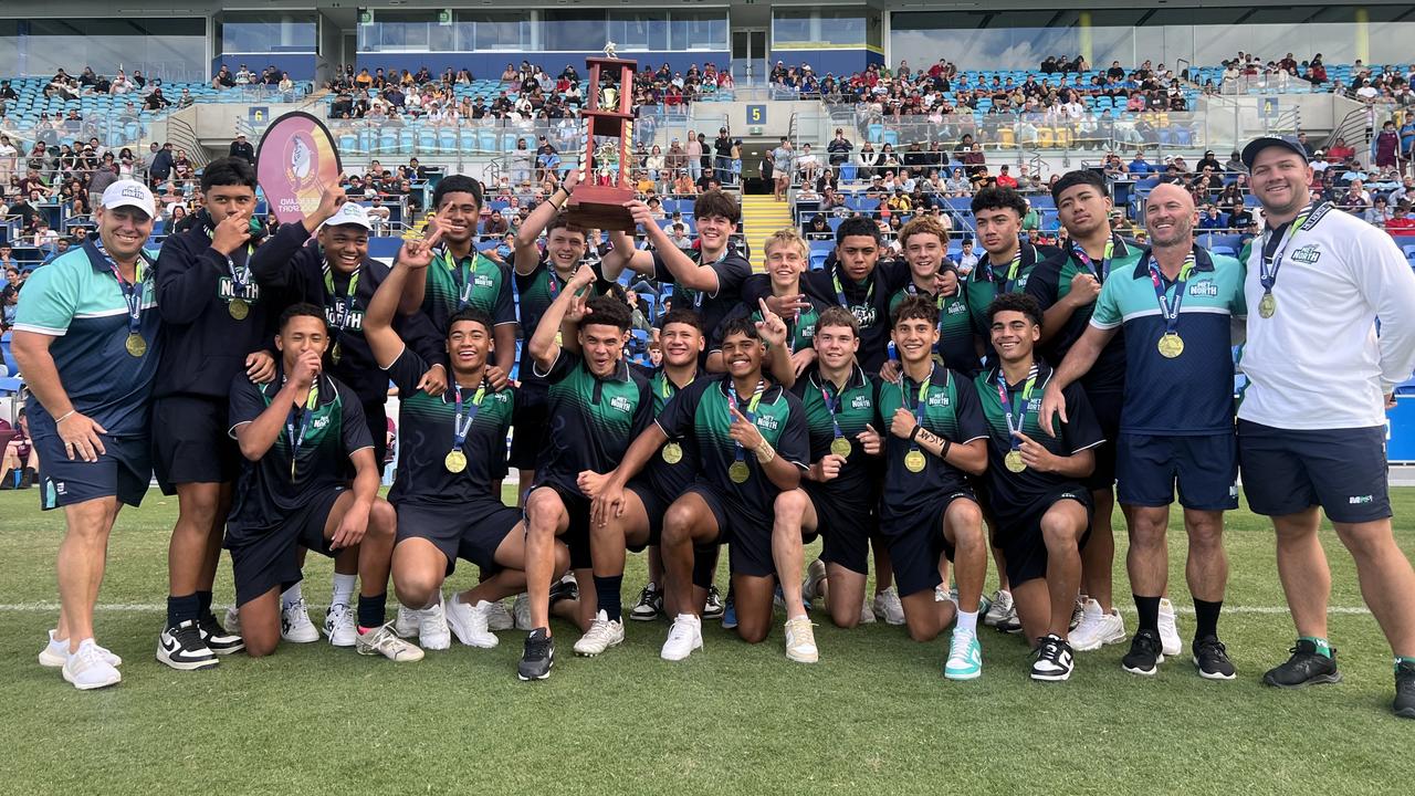 QLD Schoolboys rugby league 14-15 years 2024. Met North gold medal