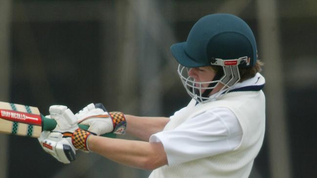 Butterworth batting for Ocean Grove in his junior days.