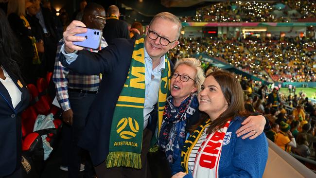 Prime Minister Anthony Albanese will make the announcement on Saturday, ahead of the Matildas quest for third place. Picture: Matt Roberts – FIFA/FIFA via Getty Images