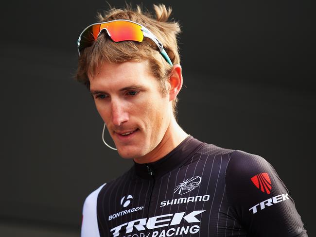 It was an unhappy race for Andy Schleck after tangling with the Prince.