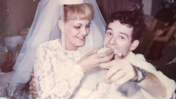 Karen and Paul were deeply in love and married young. Picture: Supplied