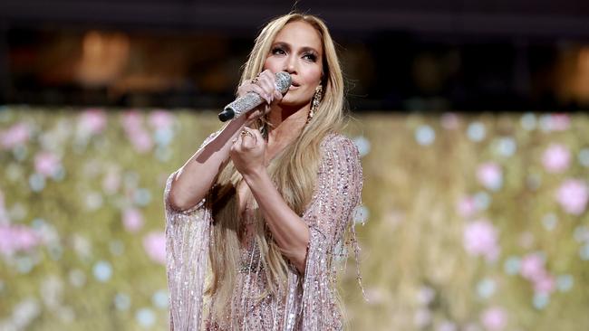 Jennifer Lopez’s $135 million Las Vegas residency deal is in jeopardy after a series of career flops. Picture: Emma McIntyre/Getty Images