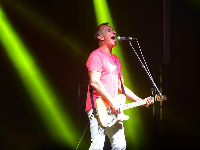 James Reyne performing at Reid Park in 2017. Picture: Evan Morgan