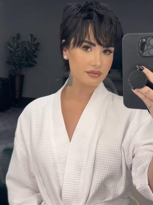 Demi Lovato has been famous since she was a teen. Picture: TikTok