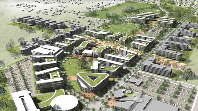 Artist's impression of the future Sydney Science Park in Luddenham. Picture courtesy of Celestino.