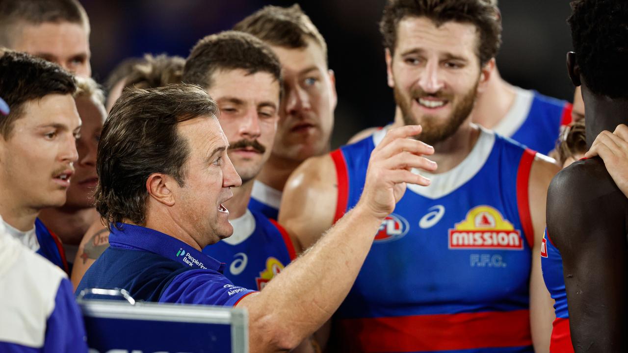 Beveridge said the Bulldogs midfield was ‘stinging’ after they were thrashed by Port Adelaide in round 18. Picture: Dylan Burns / Getty Images