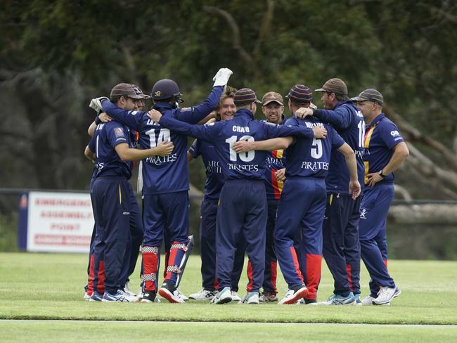 Old Peninsula players have had a lot to celebrate already this season. Picture: Valeriu Campan