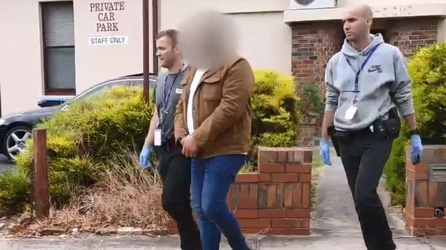 Antoine Yacoub was arrested for allegedly selling steroids and prescription medication to organised crime figures. Picture: VicPol