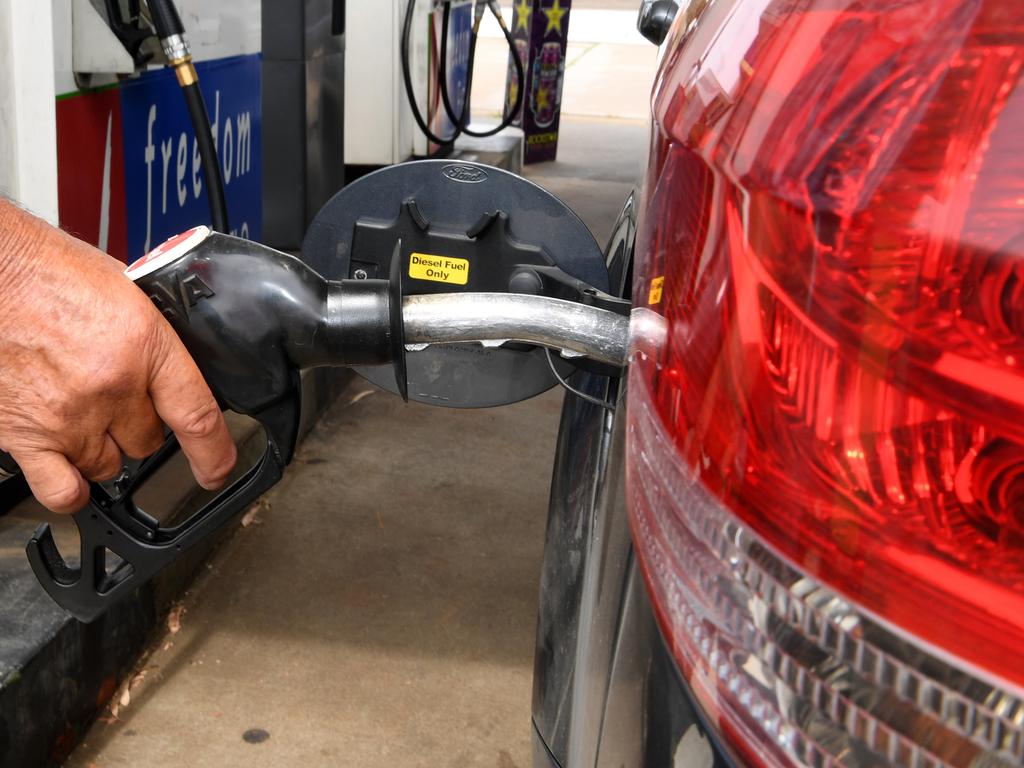 Petrol prices in some major cities are falling.