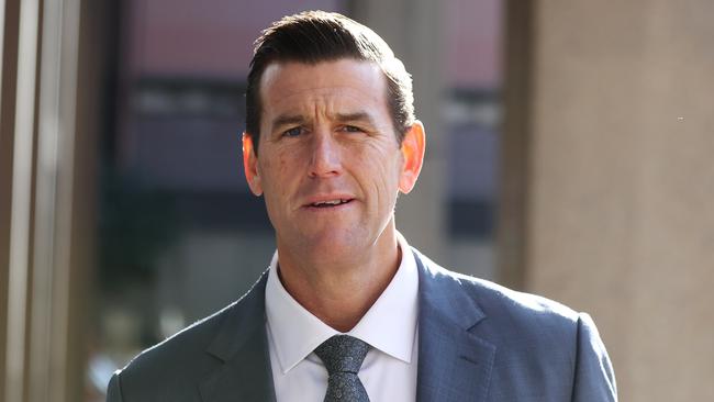 Ben Roberts-Smith arrives at the Supreme Court on Friday. Picture: NCA NewsWire