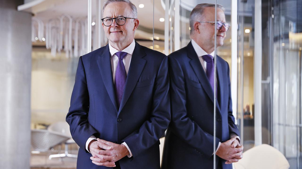 Prime Minister Anthony Albanese at his Bligh St offices on Friday. Picture: Sam Ruttyn