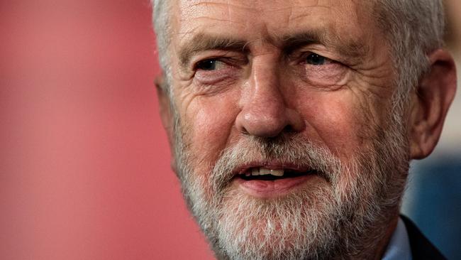 British Labour leader Jeremy Corbyn last week. Picture: Getty Images