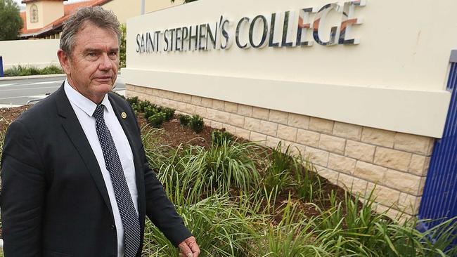 Saint Stephen’s College principal Jamie Dorrington. Picture: Lyndon Mechielsen