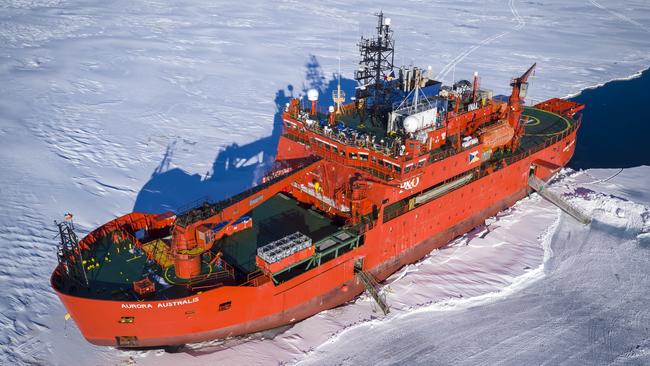 The icebreaker RSV Aurora Australis, known as the Orange Roughy, was retired in March after more than 30 years of active service.