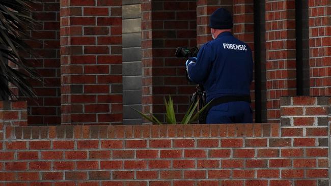 Ahmed Al Hamza faces trial for the murder of Anwar Teriaki, who was shot three times when cornered in the doorway of a Roxburgh Park home. Picture: Nicole Garmston