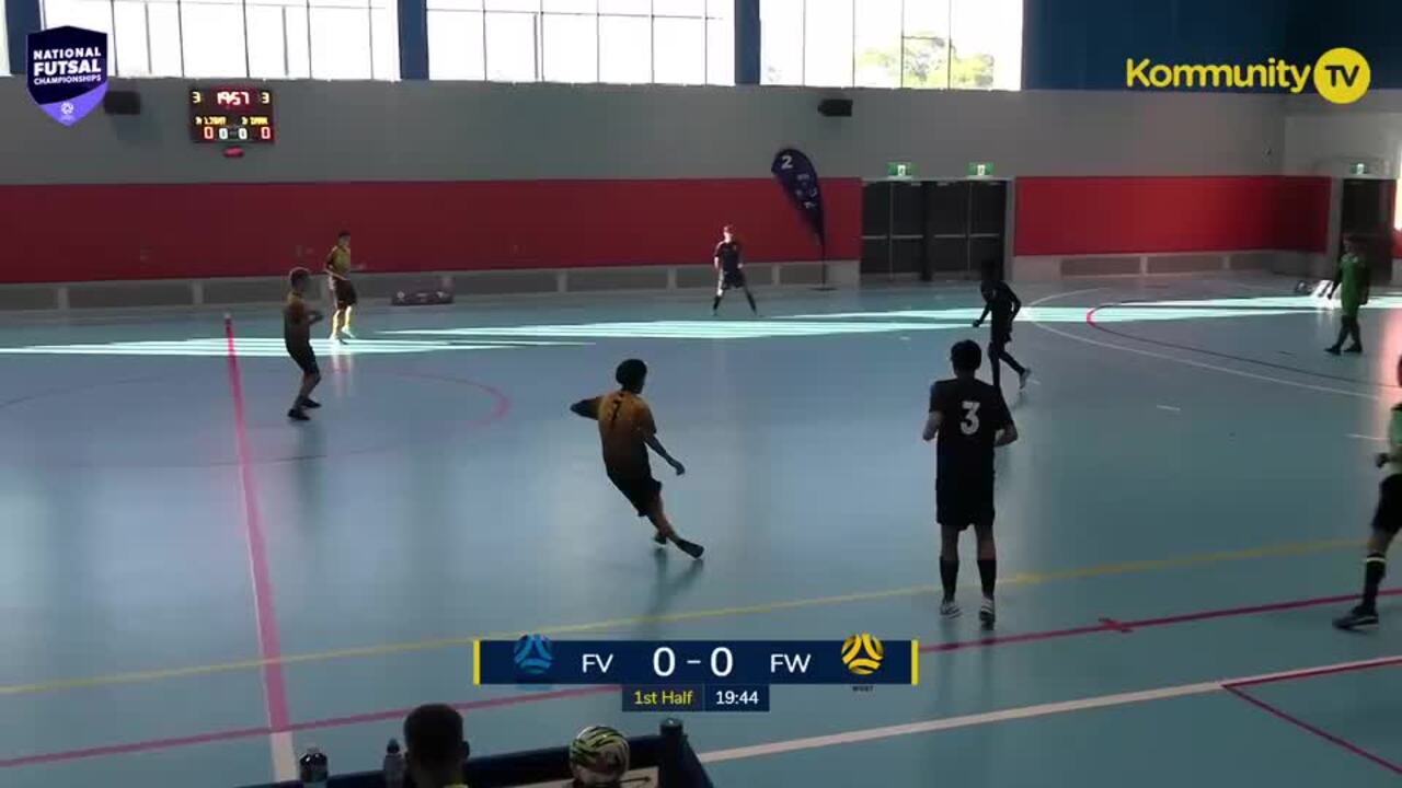 Replay: Football Victoria v Football West (U15 Boys) - 2025 National Futsal Championships Day 1