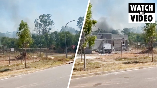 Grassfire at Lee Point
