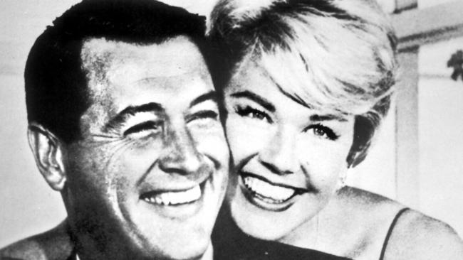 Rock Hudson and Doris Day in scene from 1959 film 'Pillow Talk'. 