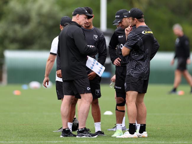 Tensions are rising over Michael Maguire’s decision to coach NSW and the Kiwis. Picture: Getty Images