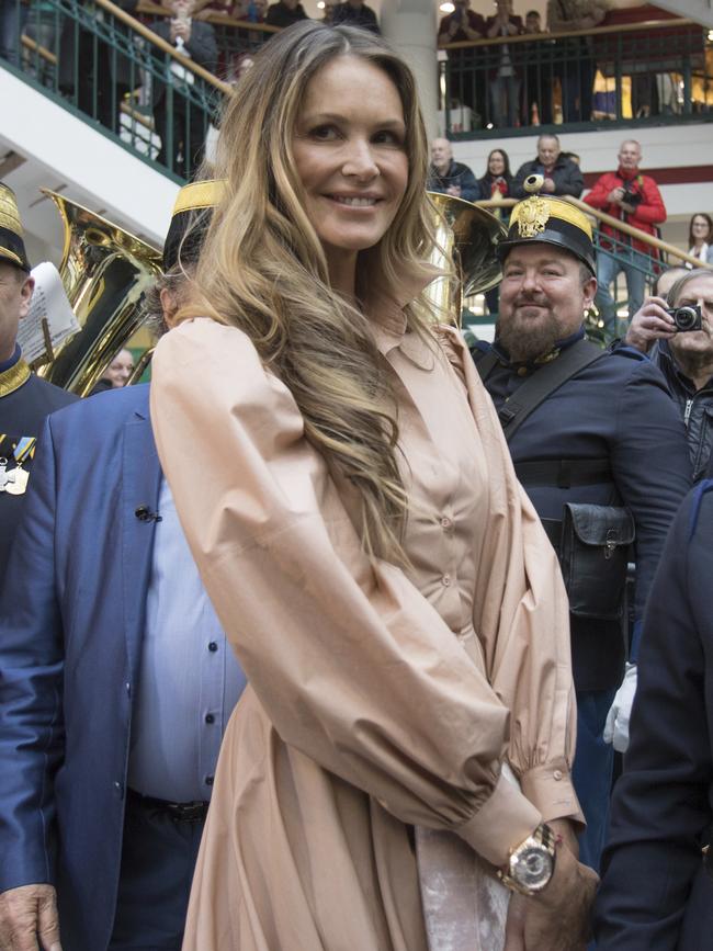 She has taken a couple of falls, once during an appearance in Austria and then in Sydney outside a florist. Picture: AP Photo/Alex Halada