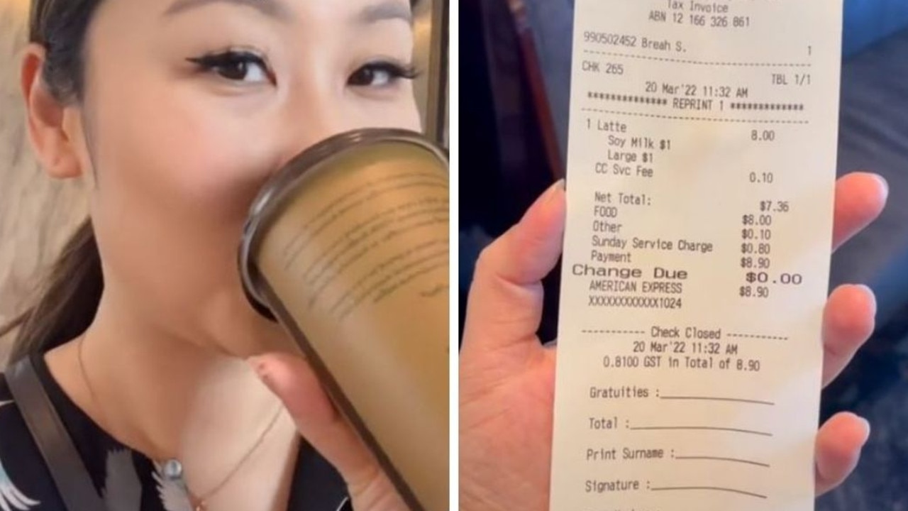 Melbourne woman’s shock at Sydney coffee price