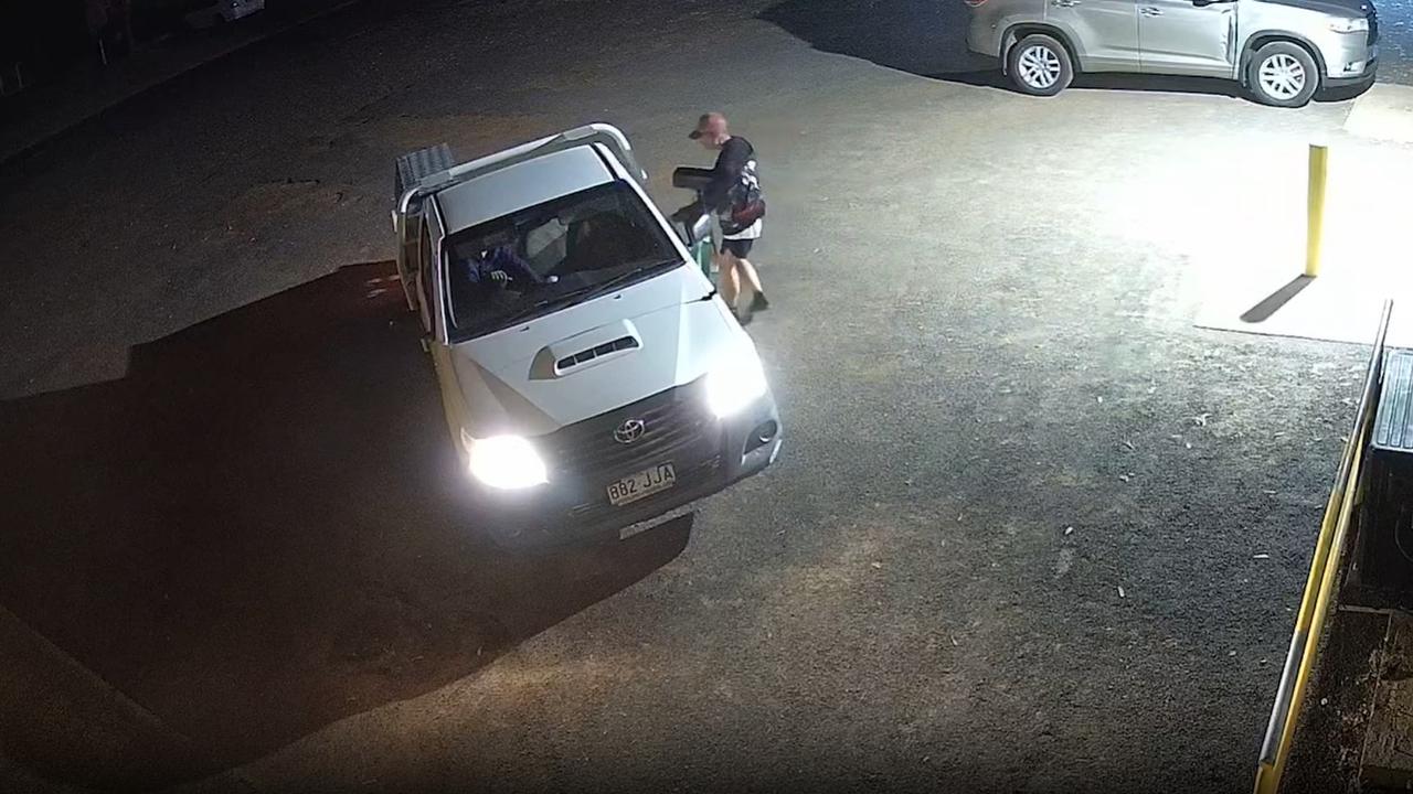 Police have released vision of a man who may be able to assist with investigations into two armed robberies that occurred within minutes of each other in Dalby on October 9.