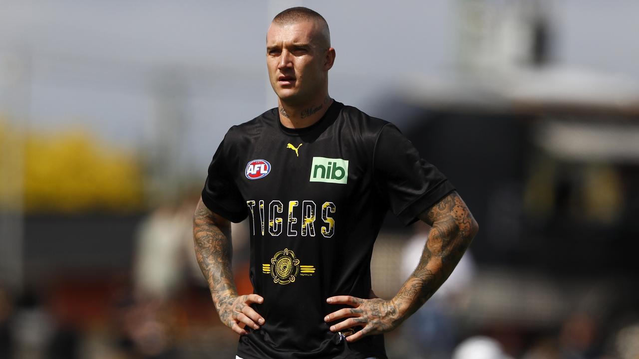 Dustin Martin was impressive during the AAMI Series. Picture: Dylan Burns/AFL Photos