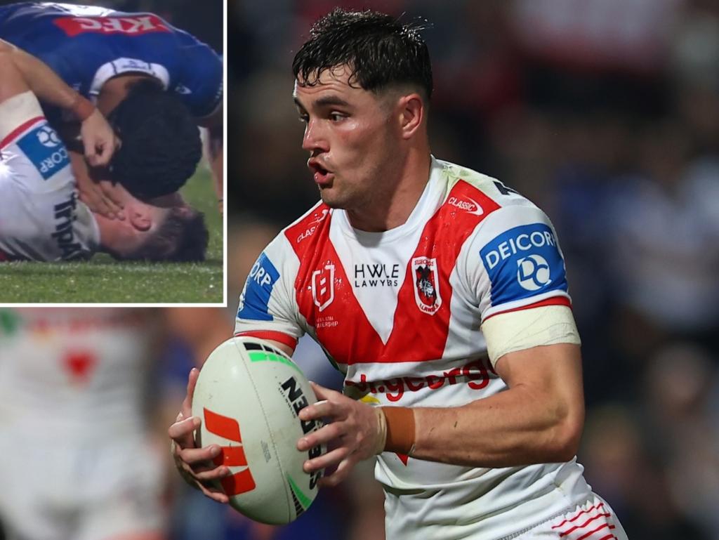 St George Illawarra will argue Kyle Flanagan was accosted on the ground by Canterbury centre Stephen Crichton seconds before a biting allegation erupted on Saturday night.