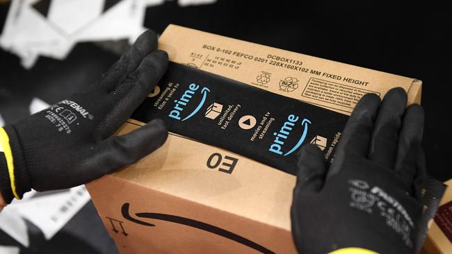 Amazon is among the big tech companies whose share price has climbed to new records in recent days. Picture: AFP