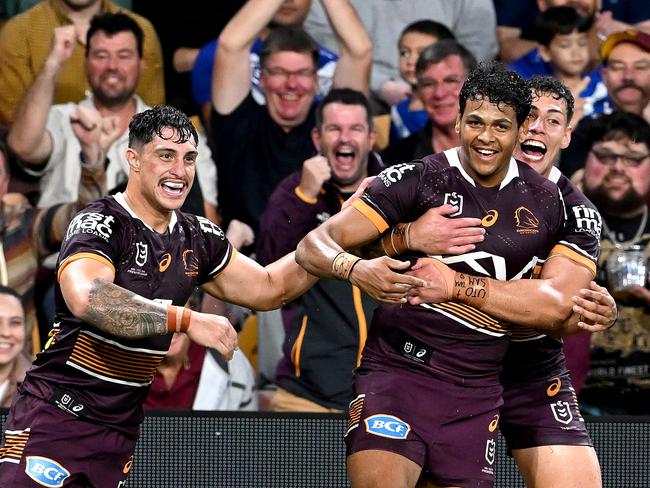 Selwyn Cobbo shocked the NRL in 2022. Picture: Bradley Kanaris/Getty Images